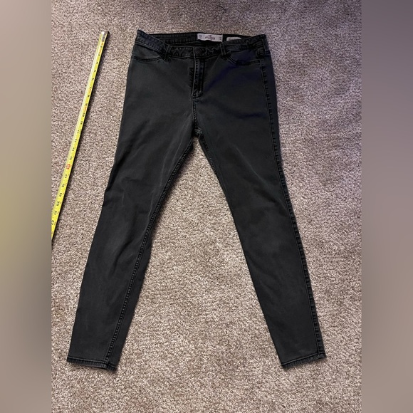 Hollister original black High Rise Jean Leggings super comfort 32W 28L - Picture 6 of 6